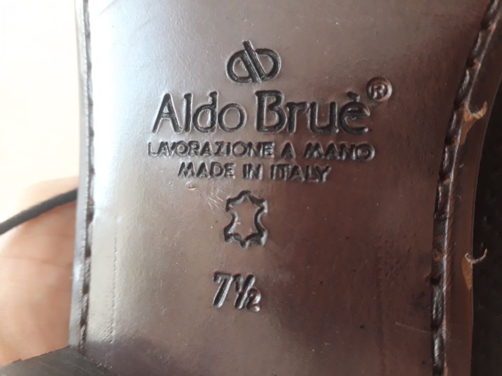 Замшевые туфли Aldo brue . Made in Italy
