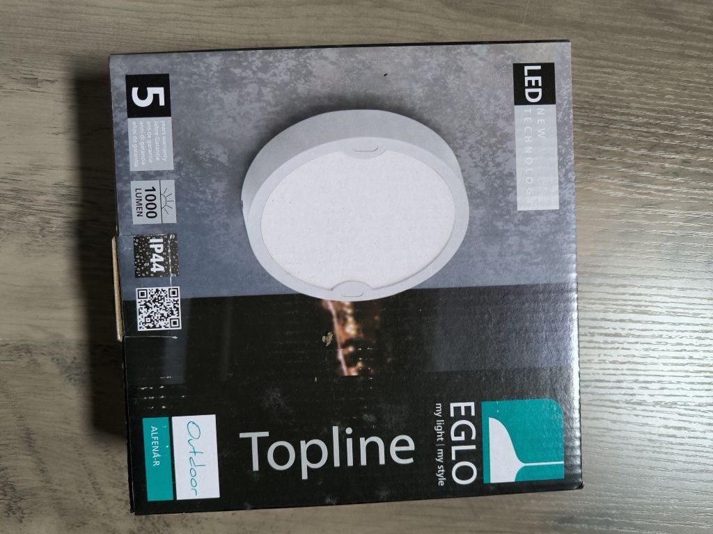 Oświetlenie zewnętrzne plafon LED Eglo ALFENA R biały IP44 1000lm