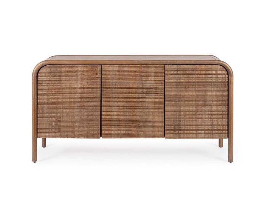 Komoda Sanat 3-drzwiowa z drewna mango ręcznie wykonana 145x45x75cm