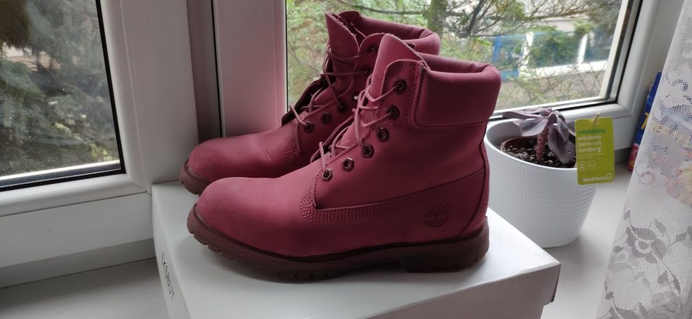 Trapery Timberland różowe