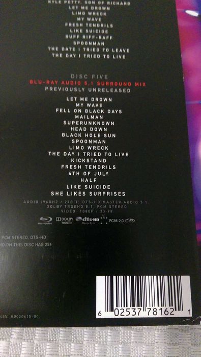 SOUNDGARDEN Superunknown - Edição Super Deluxe [4CD + Blu-ray]