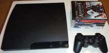 Sony PlayStation 3 CECH-3003B 240Gb ssd PS3 slim zadbane hen + plomba