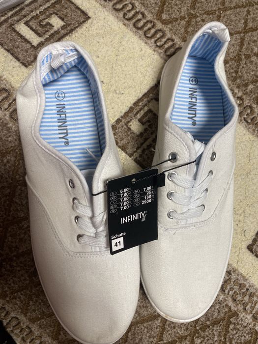 Кеди білі унісекс(41)р