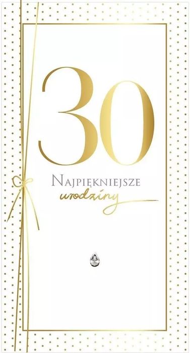 Karnet PM-192 Urodziny 30. Kukartka