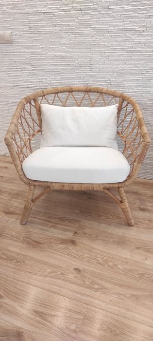 Fotel Rattan Ikea Stockholm