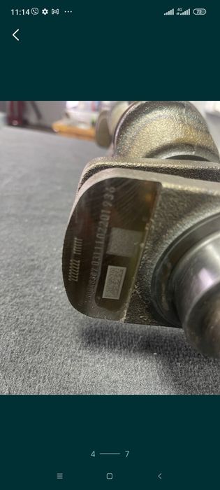 Коленвал N55 3.5i BMW X5 F15 E70 Колінвал Н55 Вал БМВ Х5 Е70 N55B30A