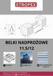 Nadproże 3,0 mb belka nadprożowa; kwadratowe nadproże 12/12