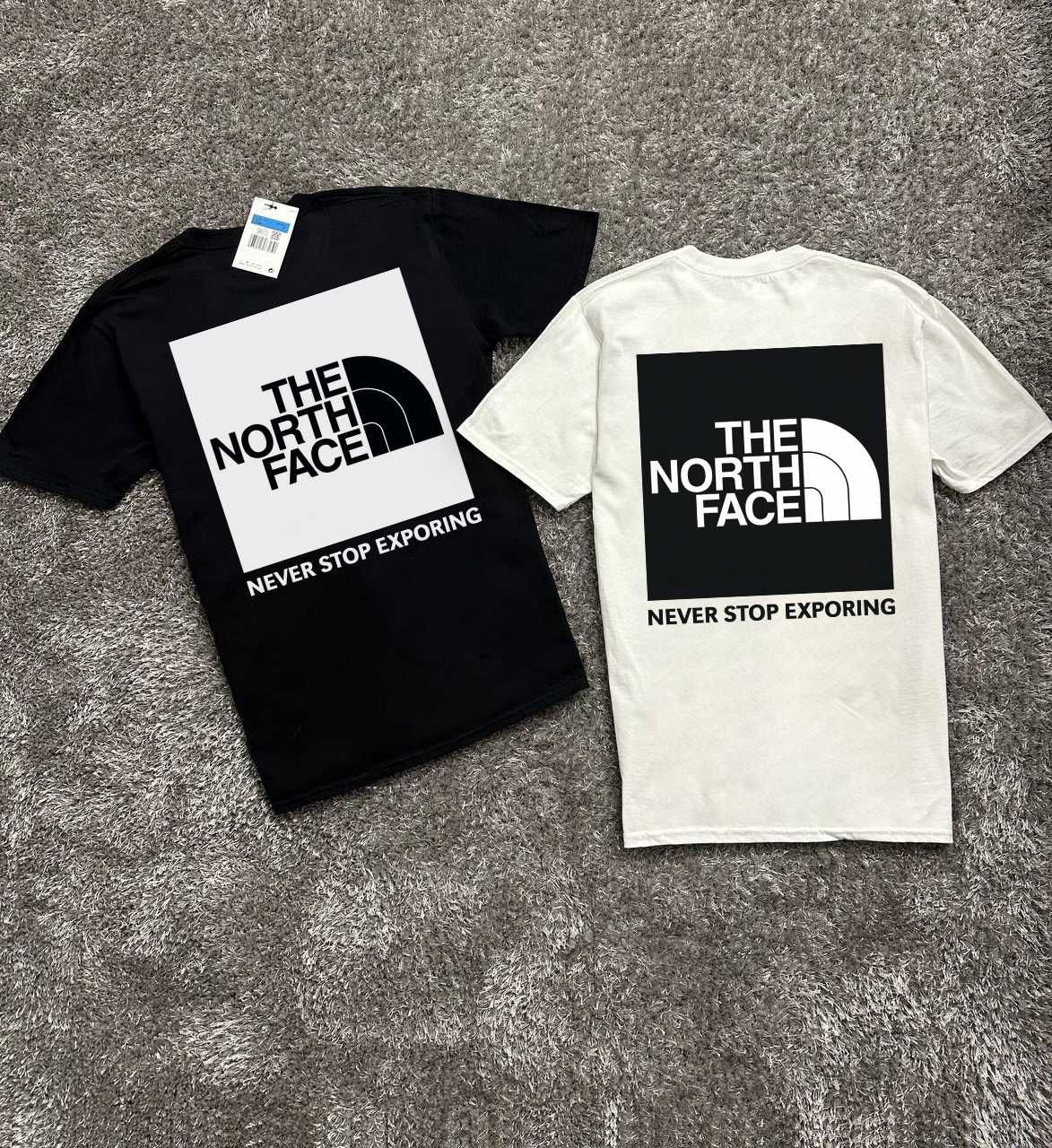 Футболка The North Face  BlackBox Чорний, Білий • TNF WhiteBox квадрат