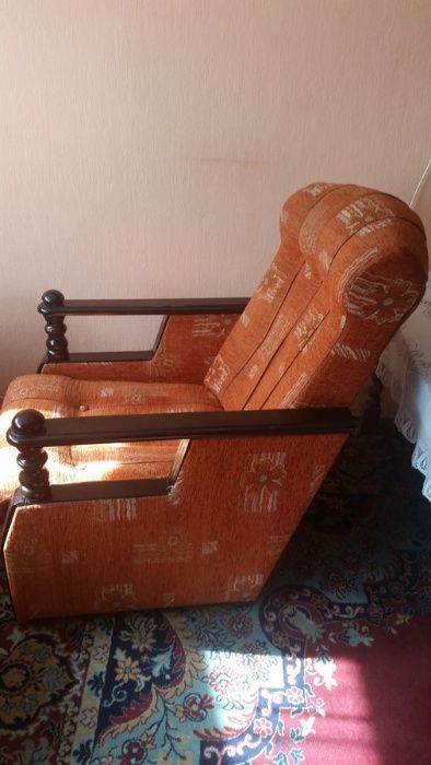 Fotele - 2 szt.-kolor pomarańczowy