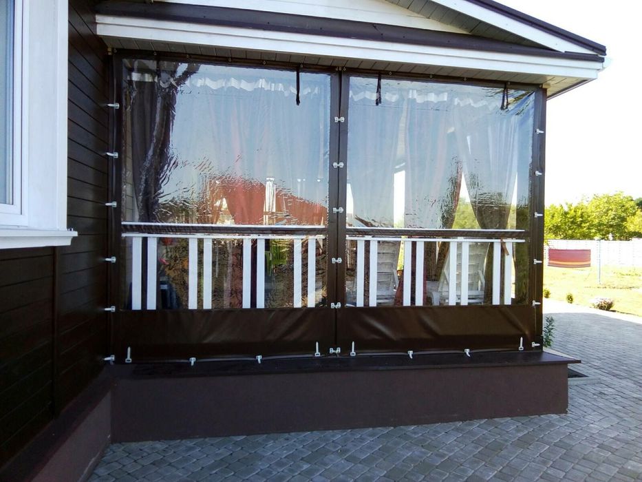 Штори Пвх.М'які вікна.Тенти.Гнучкі вікна.Мягкие окна.