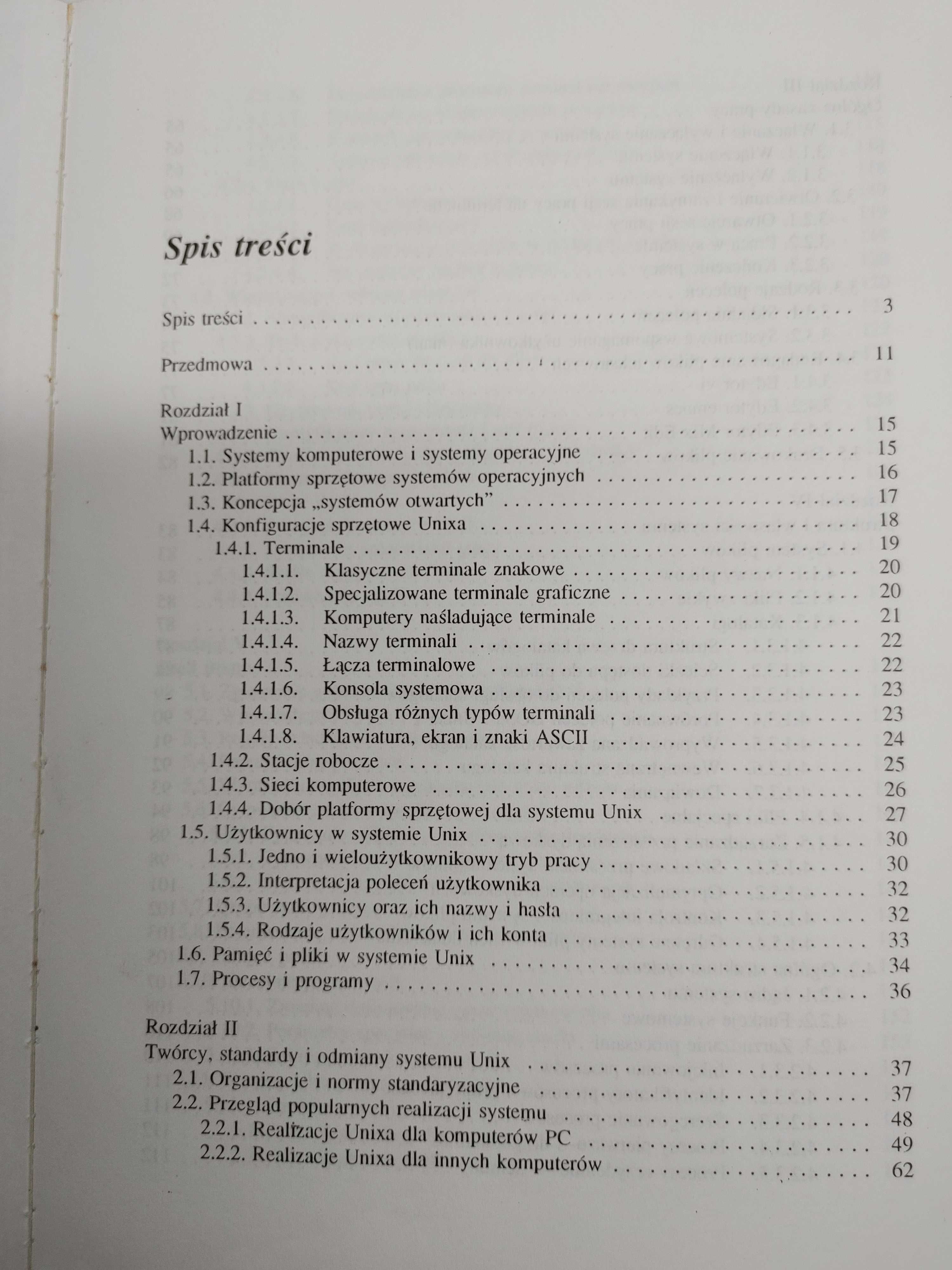 Książka UNIX - użytkowanie i administrowanie - Jerzy Marczyński