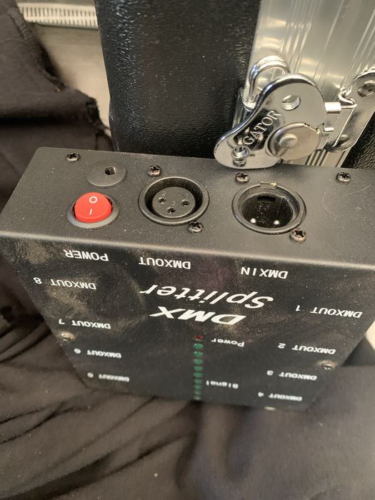 splitter usado 3 vezes