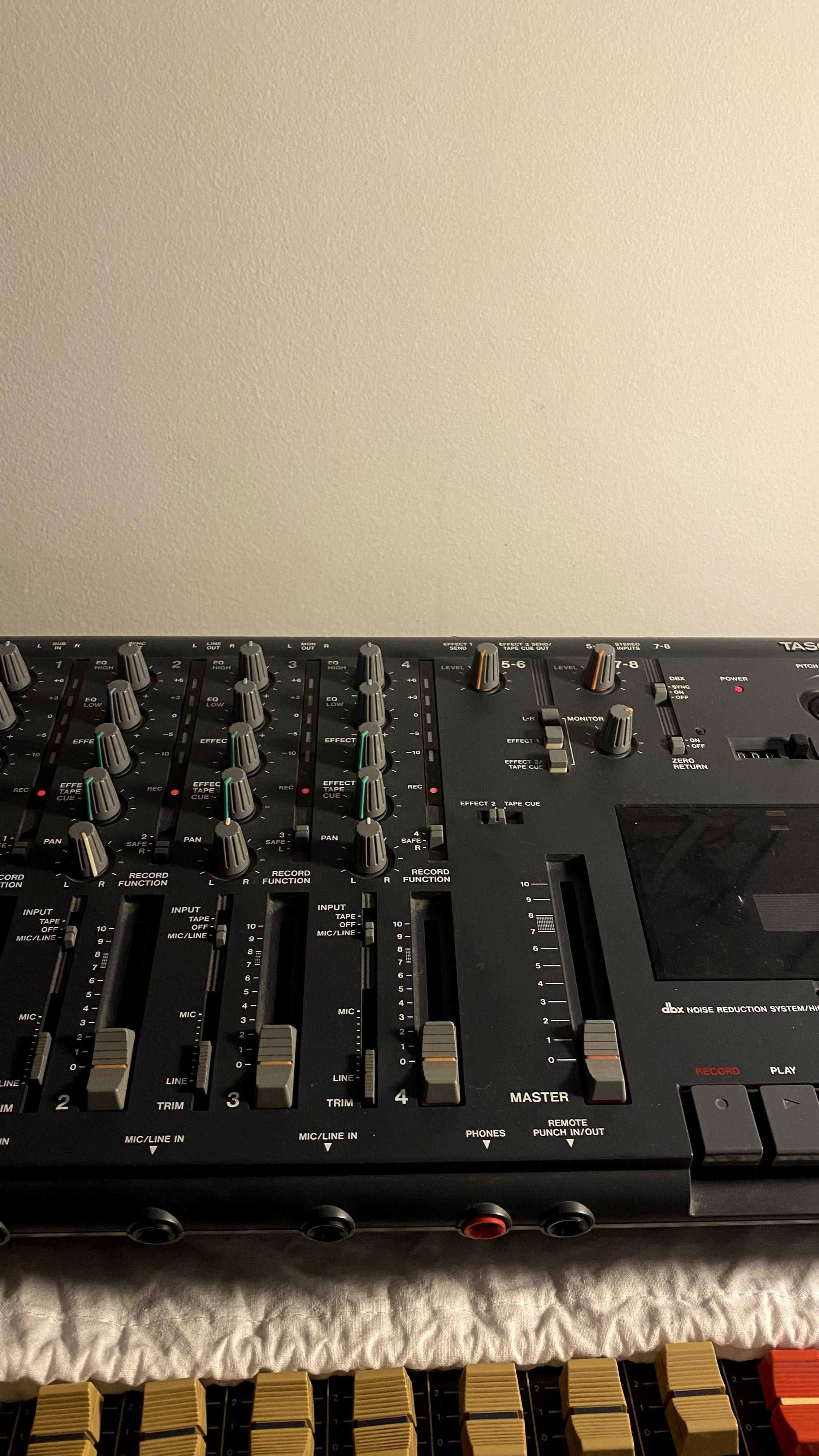 mixer tascam portastudio 414