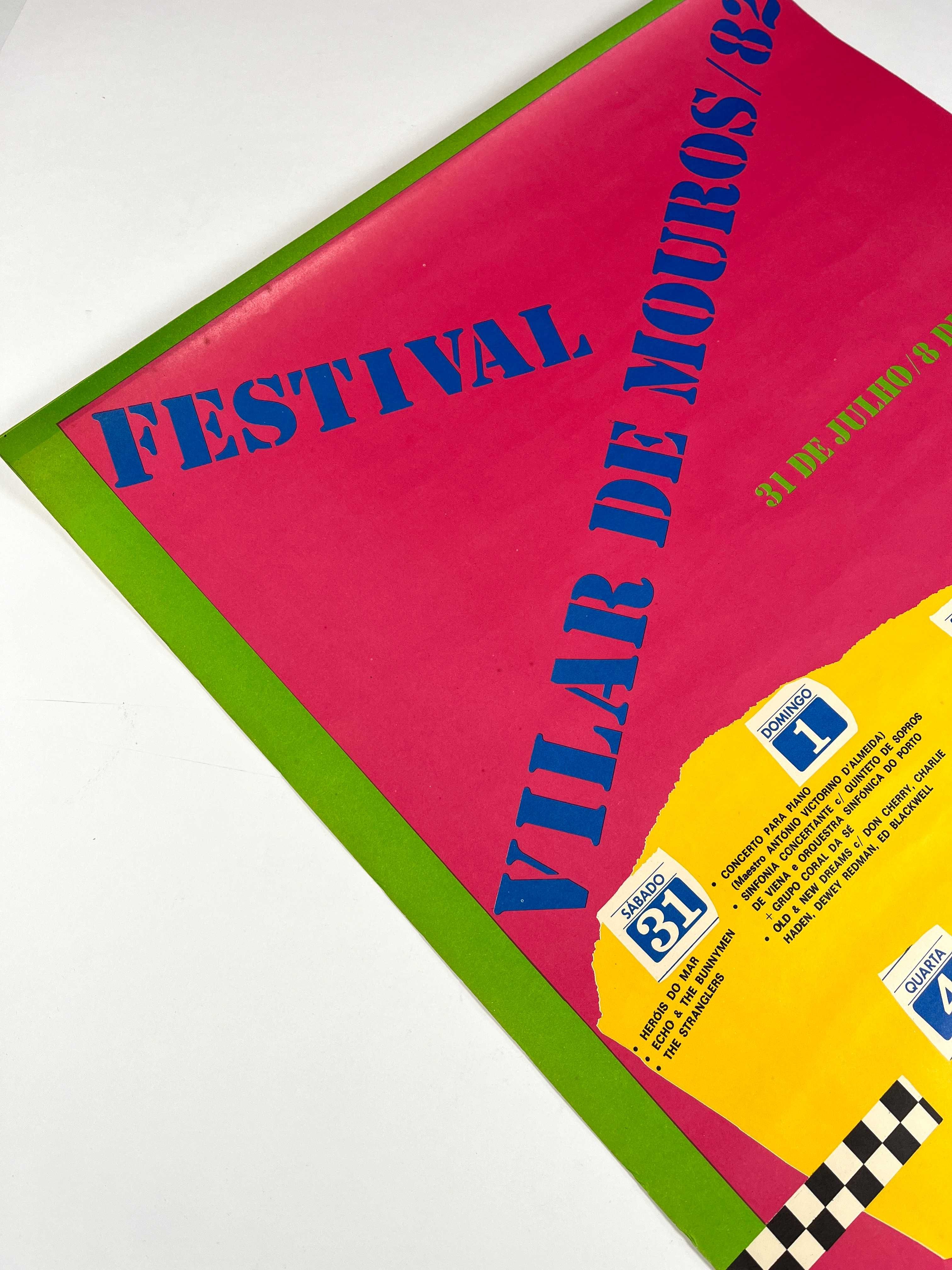 Cartaz Festival Vilar de Mouros 1982