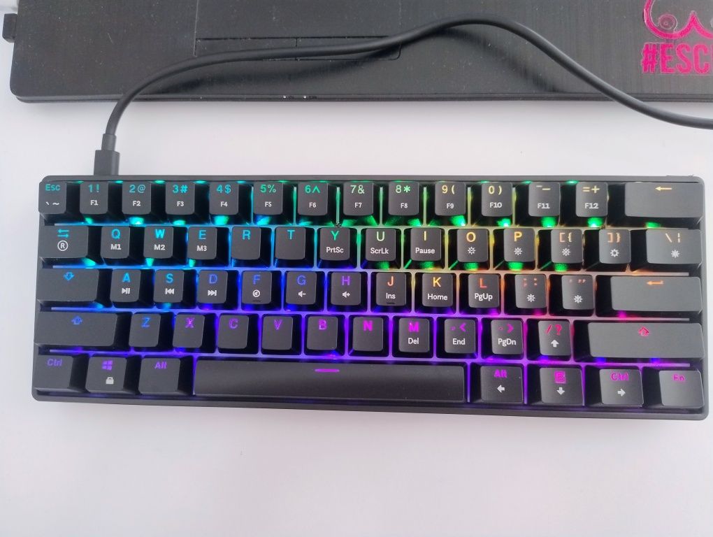 Klawiatura mechaniczna gamingowa GK61 v3 RGB