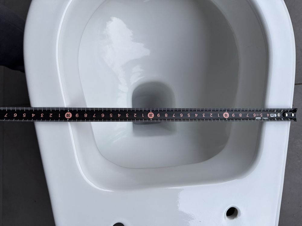 Miska WC Sanitana GLAM wolnoopadajaca rimless (sama miska)