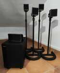 Sistema som Home theater JAMO 5.1 + Suportes Colunas