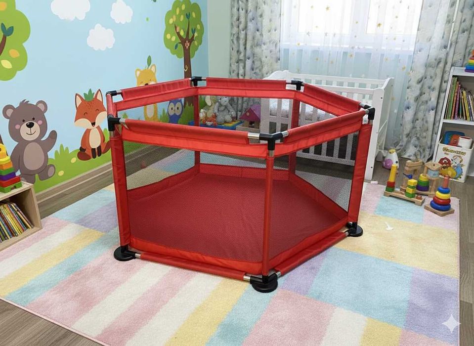 Манеж, сухой бассейн для детских игр, для шаров или коврика. Игровой