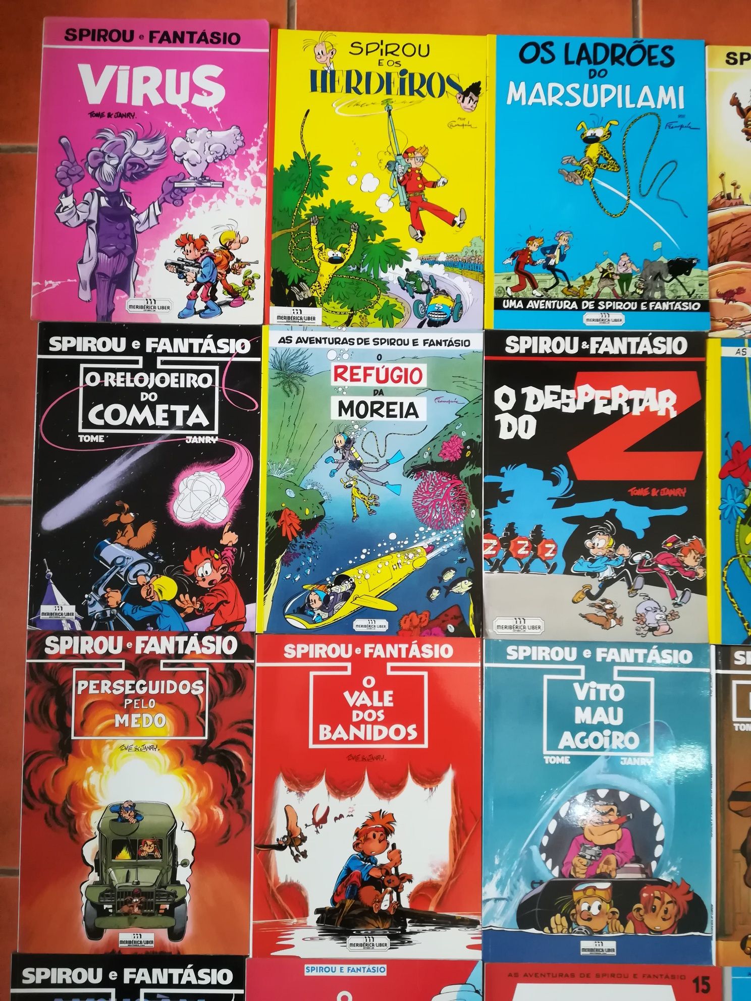 75 Albúns Spirou da Arcádia, Asa,  Pública, Meribérica, C. de Leitores