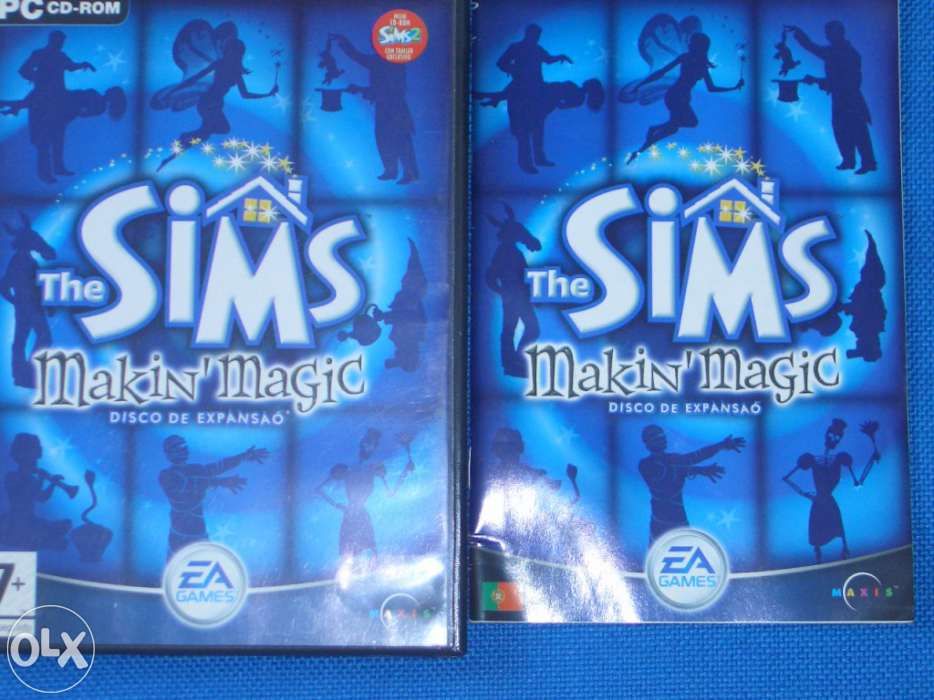 Jogo pc sims 2 ea games makin´magic com 3 cd-rom