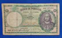Nota de 20 escudos - 1954