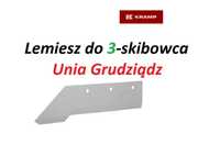 Lemiesze do Pługa UNIA Grudziądz 3-skibowy z dziobem Nowe Mocne