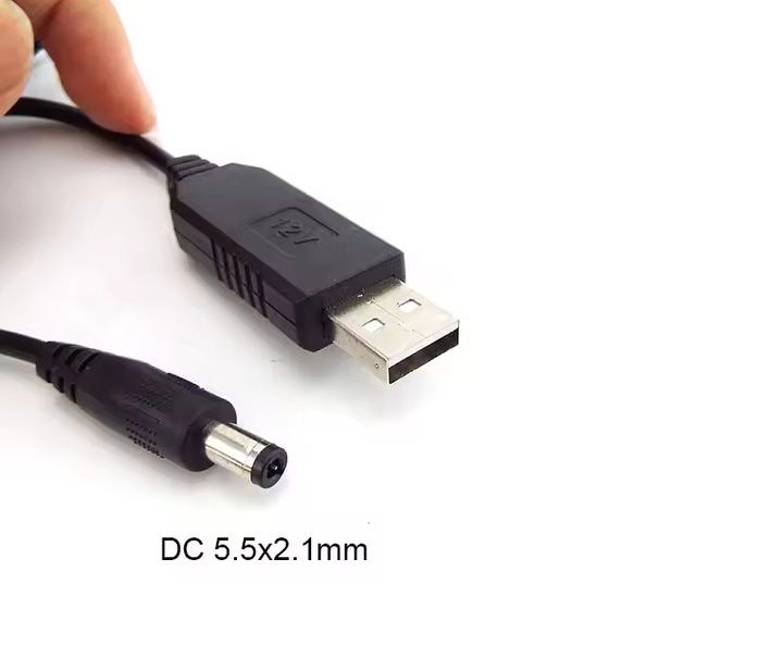 USB 5 В до постійного струму  9 В 12 В 5,5 мм 3,5 мм