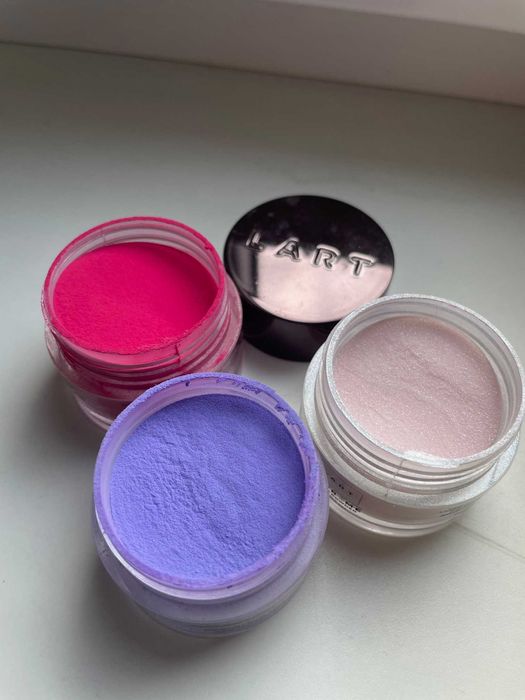 LART - manicure tytanowy, 3 kolory puder