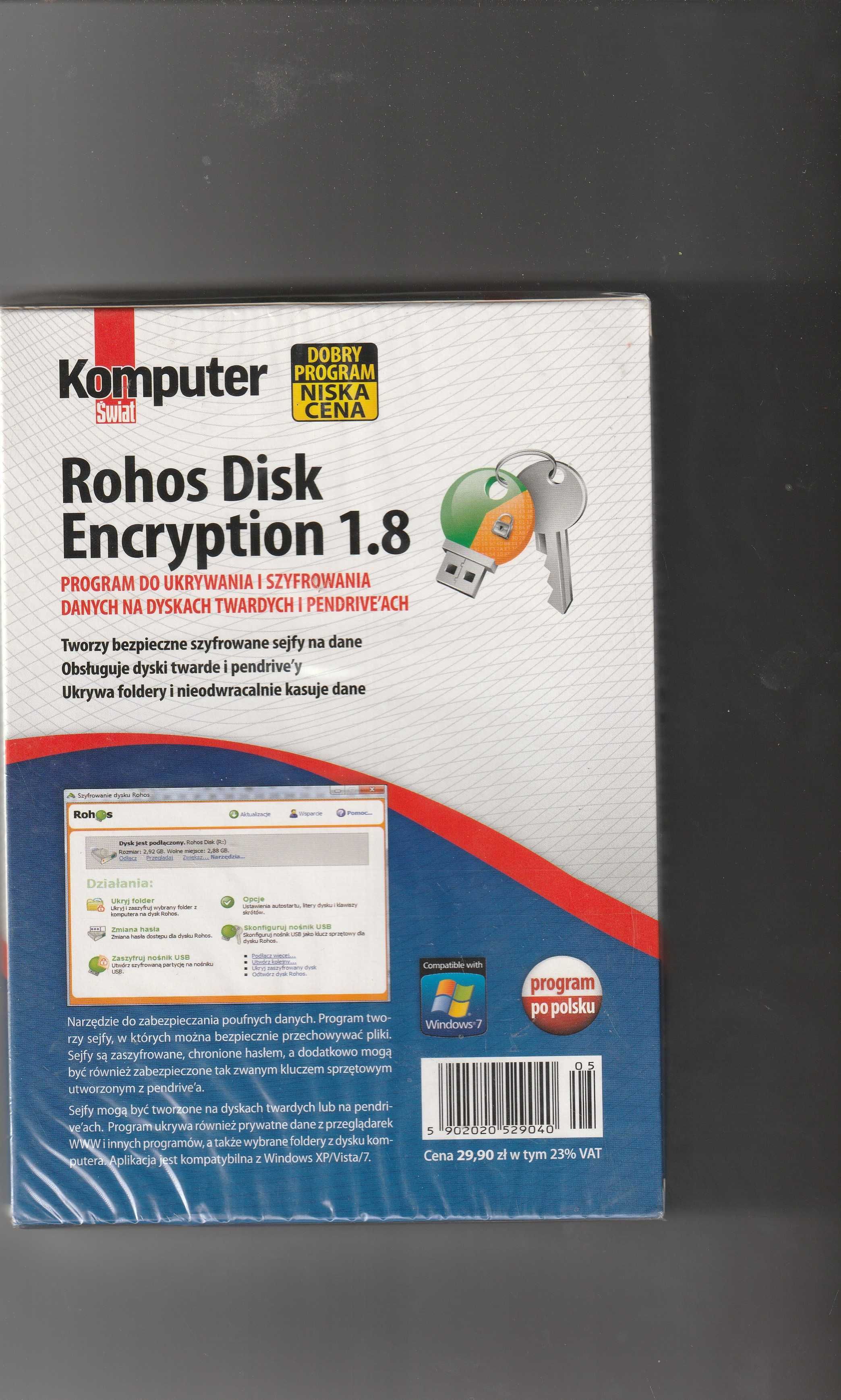 Rohos Disk Encryption 1.8 PC