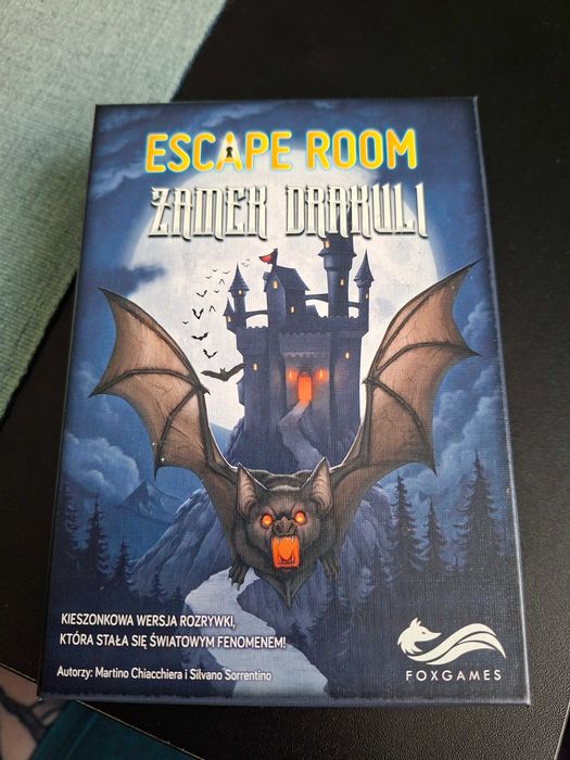 Gra karciana escape room Zamek Drakuli Fox Games