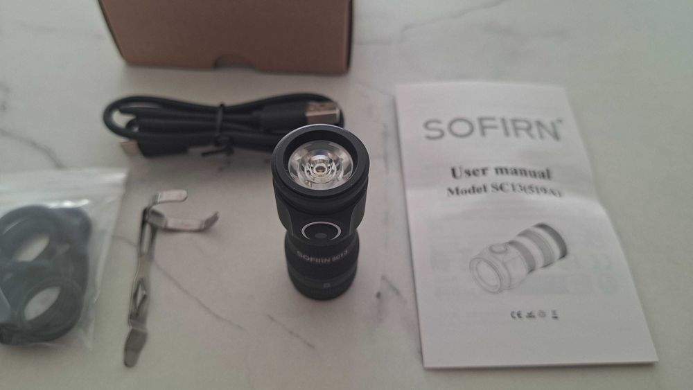 Sofirn sc13 mini latarka mocna z ogniwem