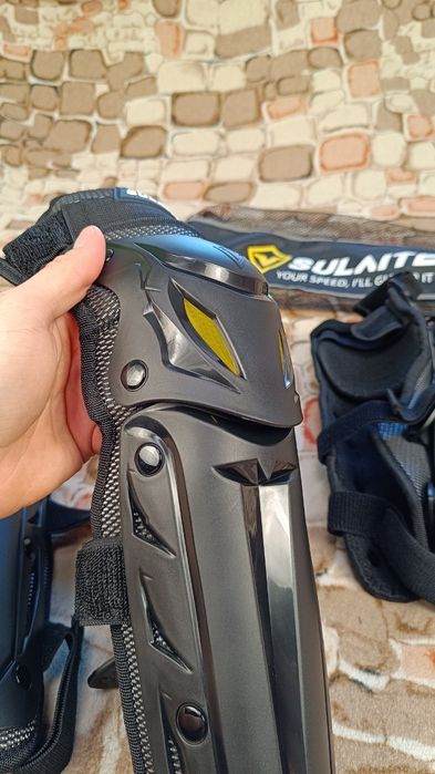 Захист колін і локтів Sulaite голени защита на вело мото колен локтей