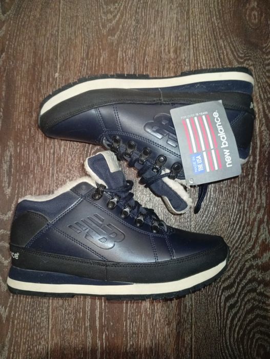 Зимние мужские кроссовки с мехом новые New Balance 754 синие 41.5 разм
