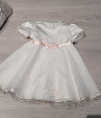 Sukienka sukieneczka do chrztu 80