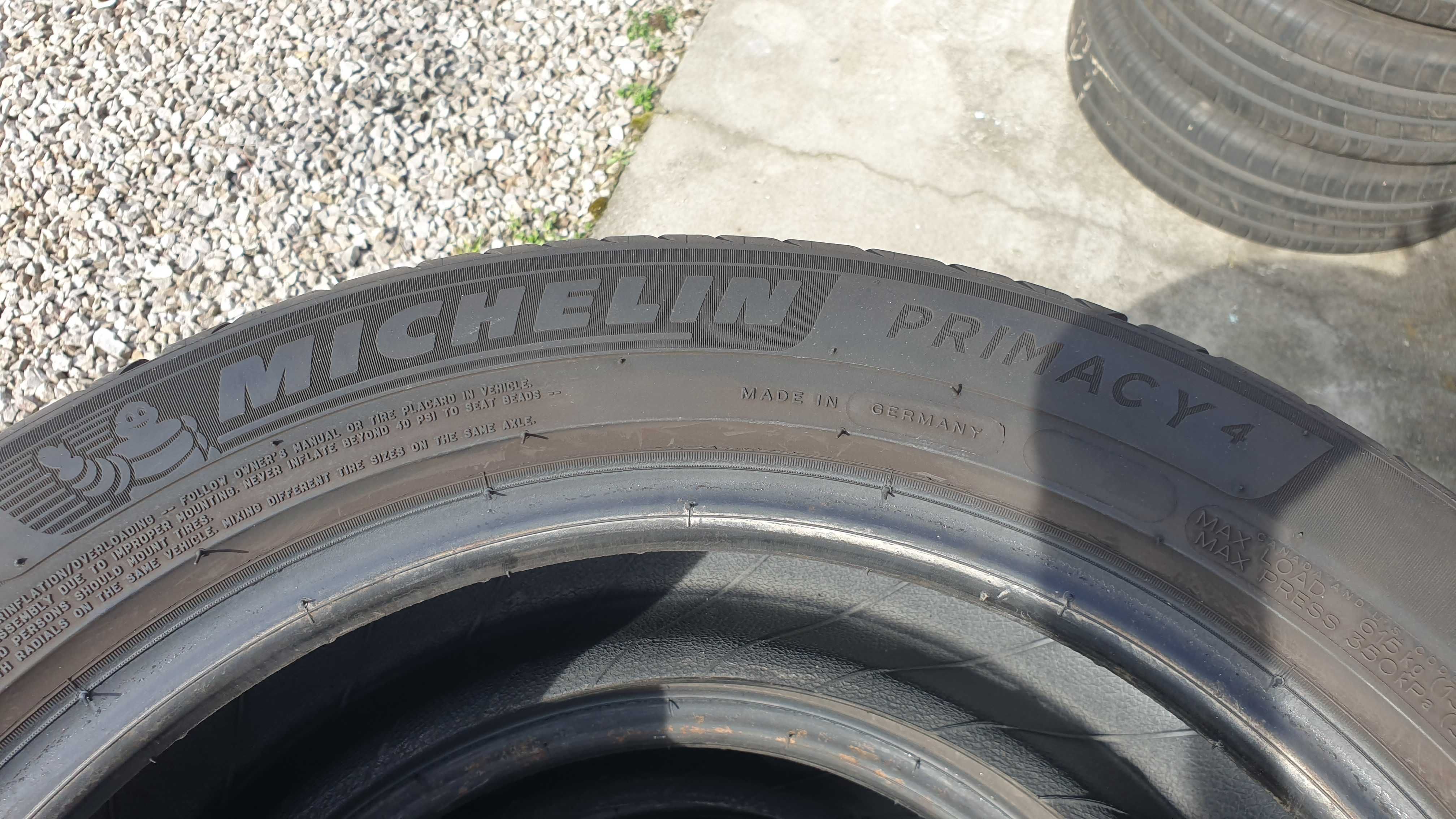 Opony Michelin Primacy 4, rozmiar 205/55R16, stan idealny - komplet