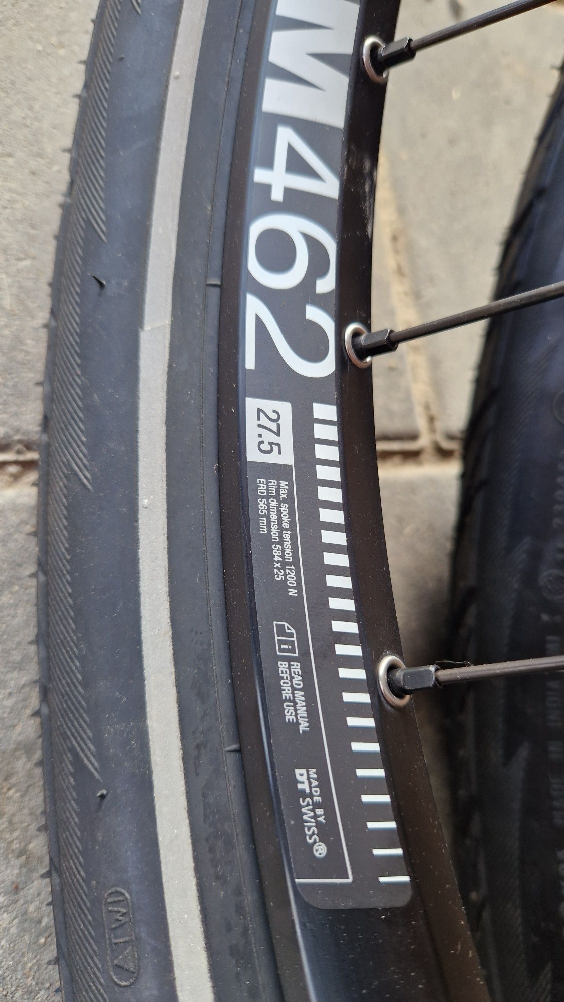 Nowe koła 27.5 dt swiss mtb ebike qr 9 gravel trekking cross