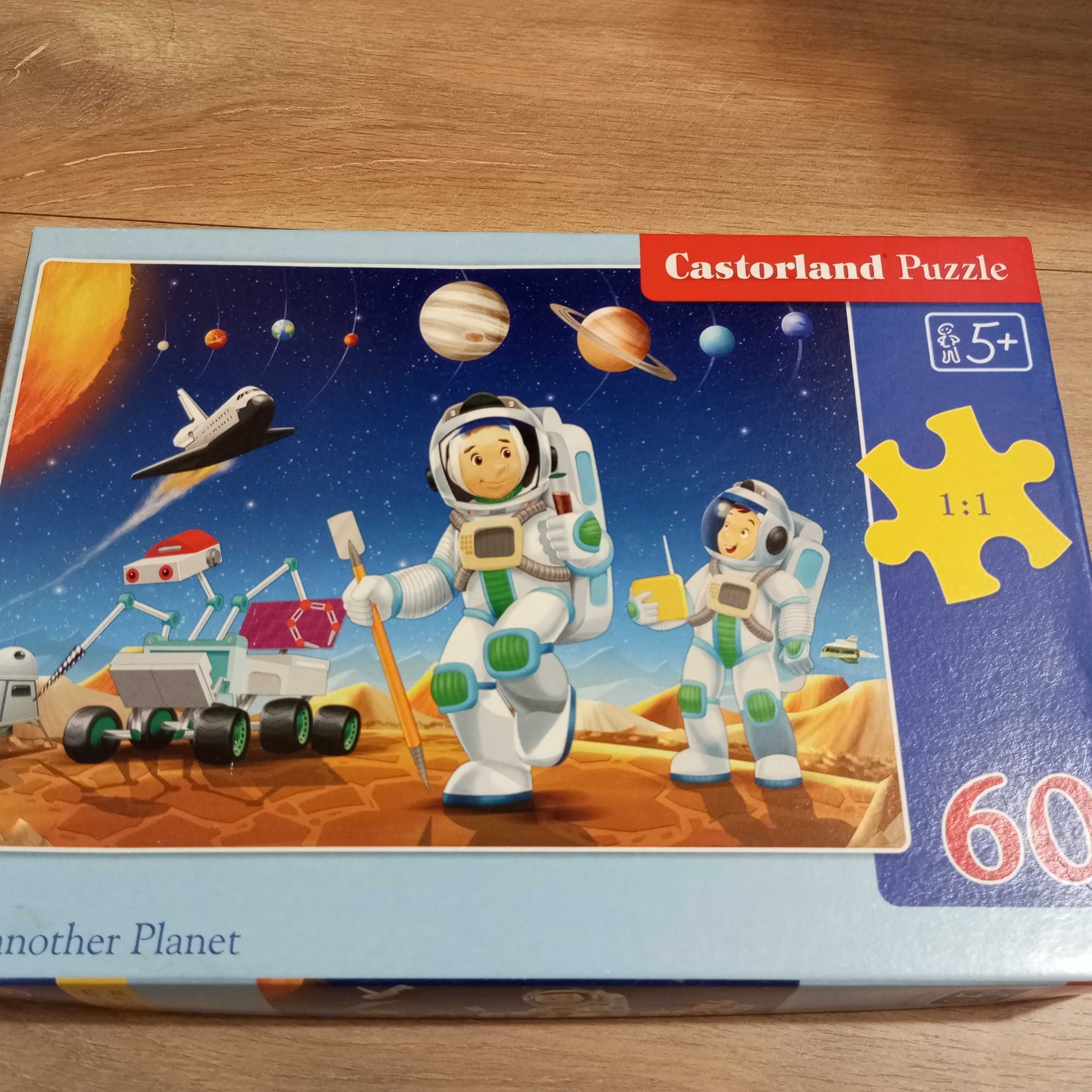Puzzle castorland 60 elementów - różne