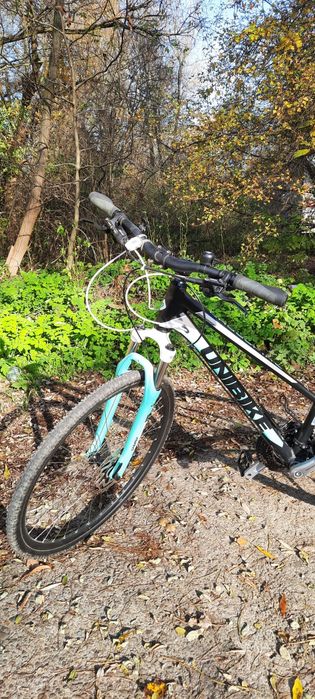 Damski rower Cross/MTB Unibike Crossfire 17", czarno-seledynowy