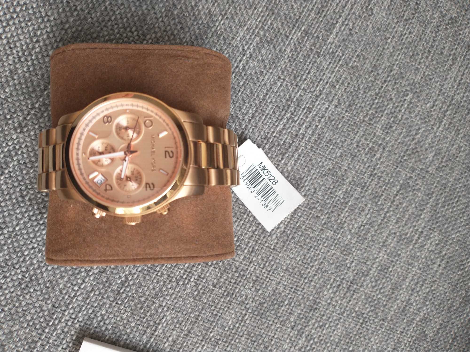 Michel Kors zegarek różowe złoto MK5128