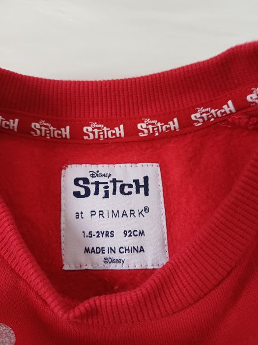 Śliczna świąteczna czerwona bluza dla dziewczynki 1.5-2 latka 92cm