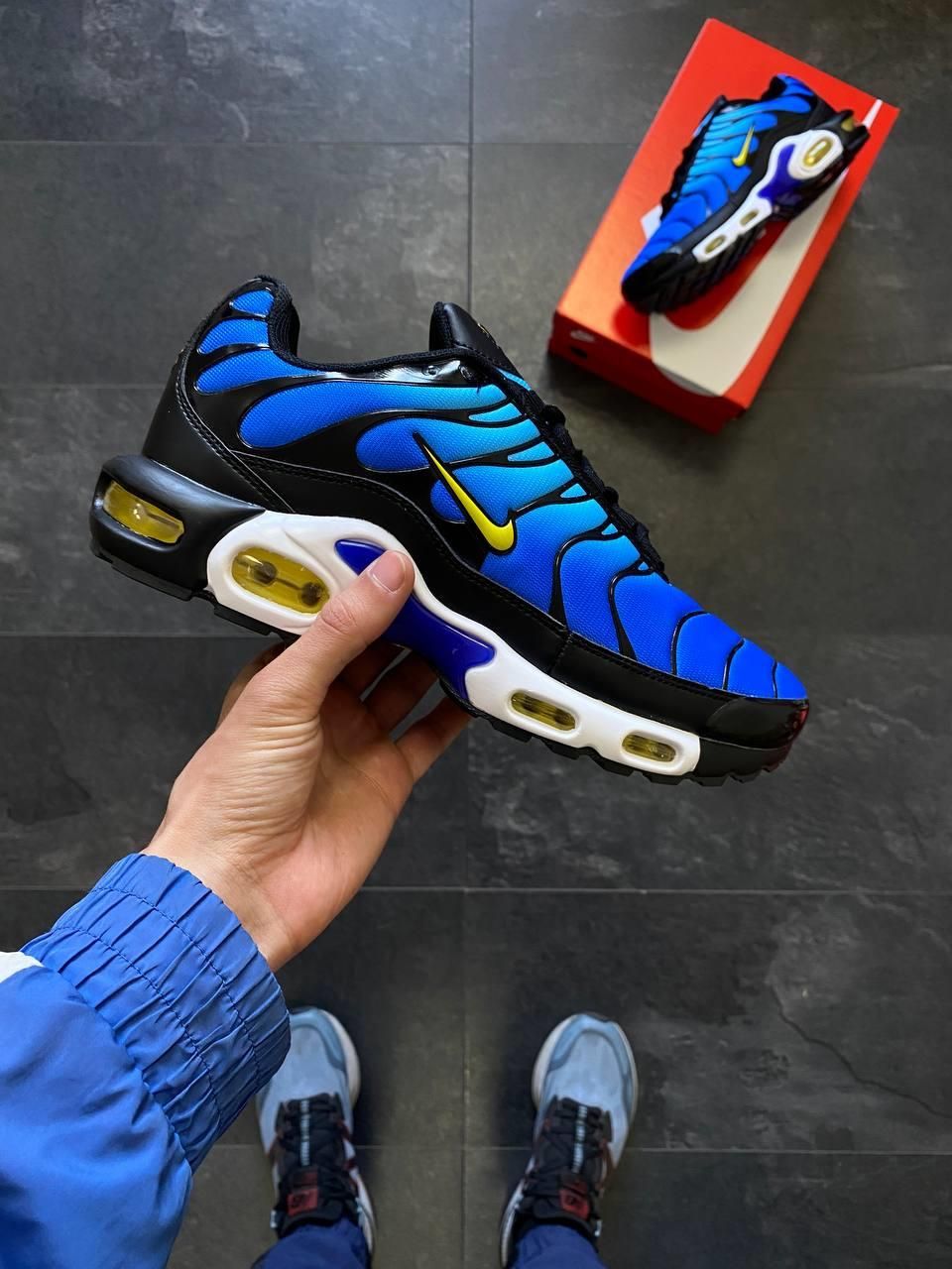 ВСТИГНИ! Кросівки чоловічі Найк ТН+ | Nike Air max TN Hyper Blue