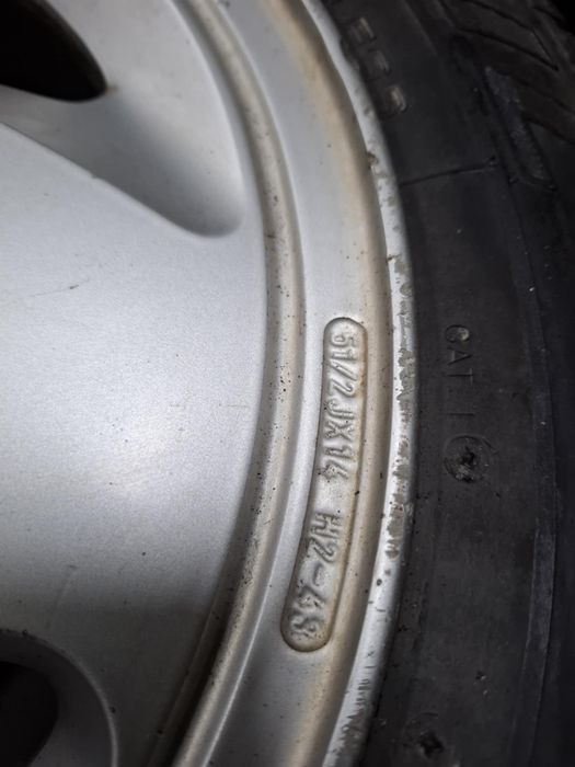 Koła alufelgi Fiat 4x98 14 5,5j punto seicento