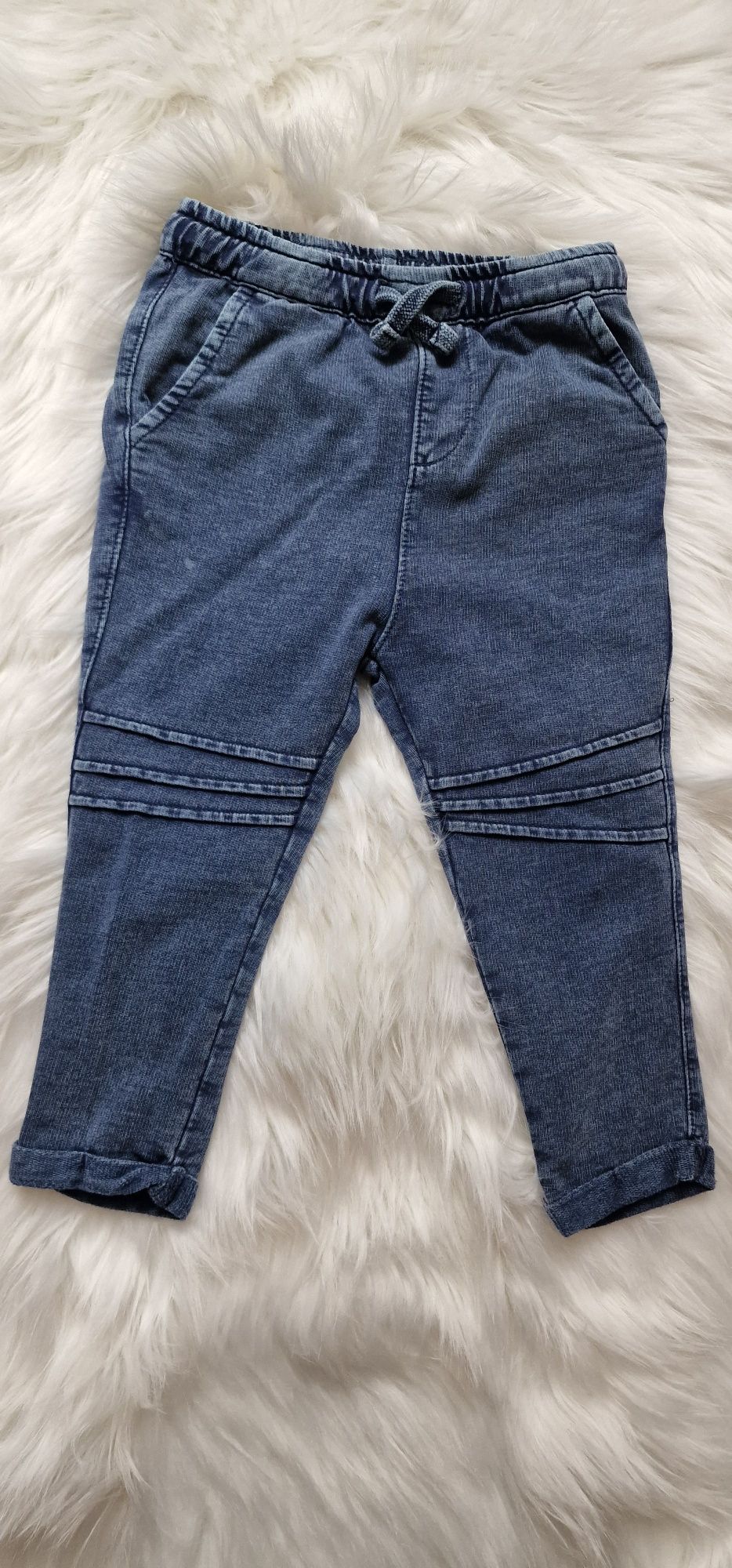 Spodnie a'la jeans materiał Pepco 86 cm rozmiar