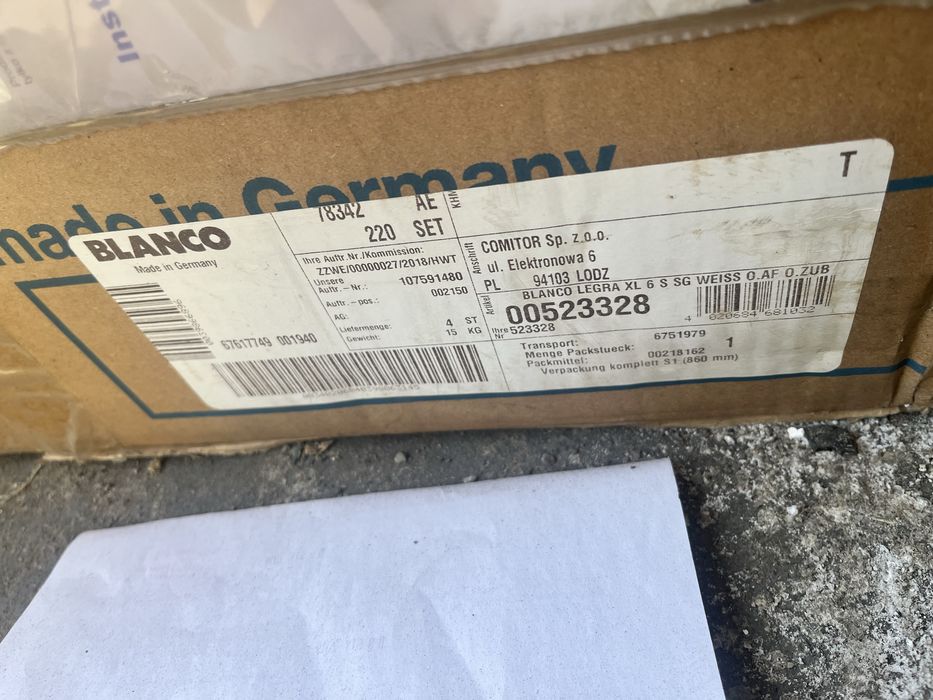 Zlewozmywak zlew granitowy Blanco Legra XL 6S Silgranit 523328