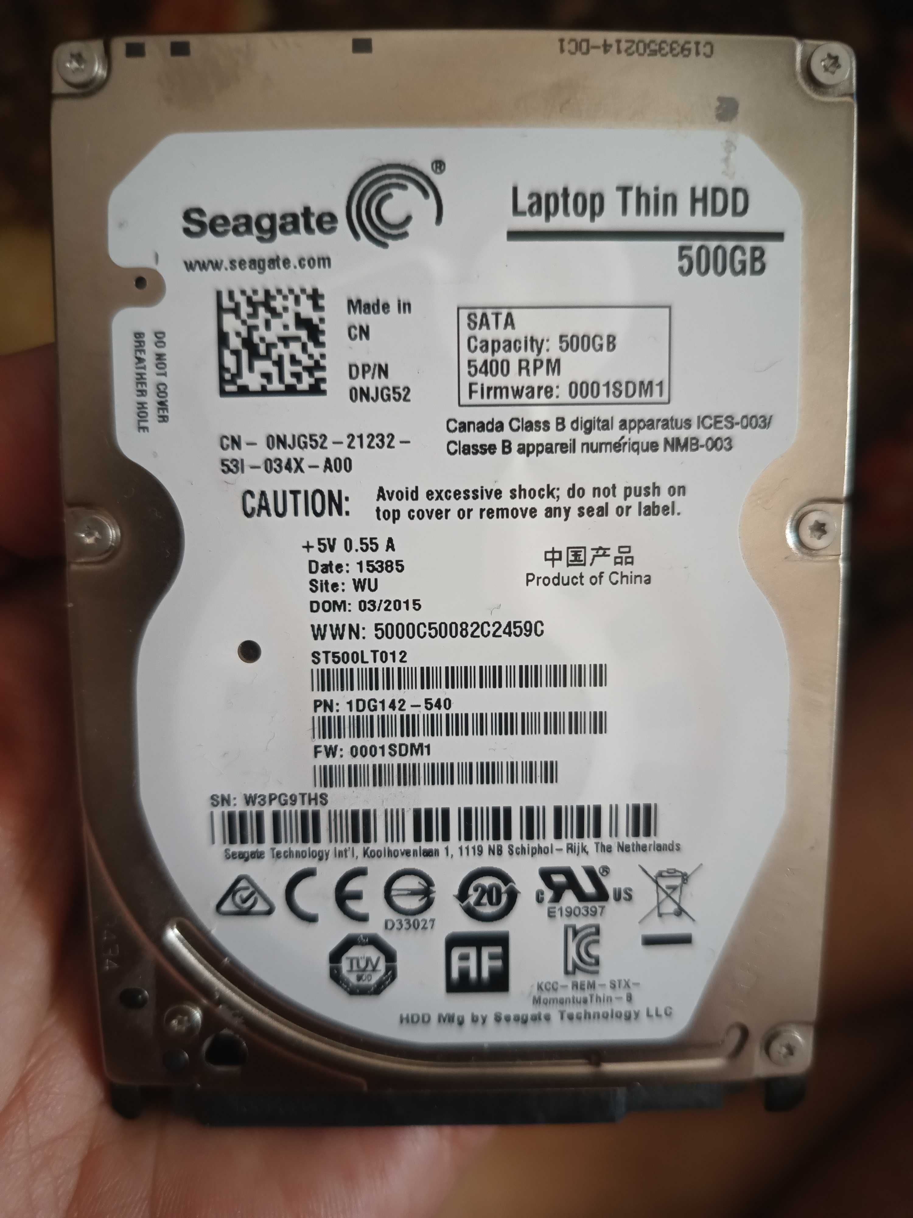 Жорсткий диск Seagate 500 gb 2.5