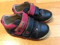 Buty skórzane granatowo-różowe Bartuś rozmiar 24