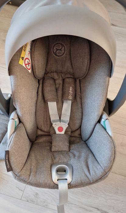 CYBEX Cloud Z2 i-Size 45-87cm 0-13kg fotelik nosidełko. Plus Soho Grey