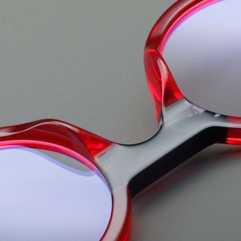 Nowe oprawki unisex czerwone oryginalne okulary
