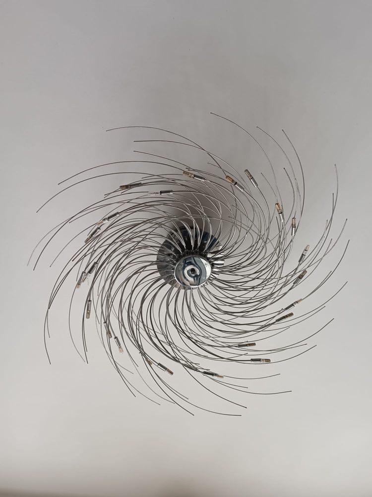 Candeeiro de teto GALAXY moderno em espiral