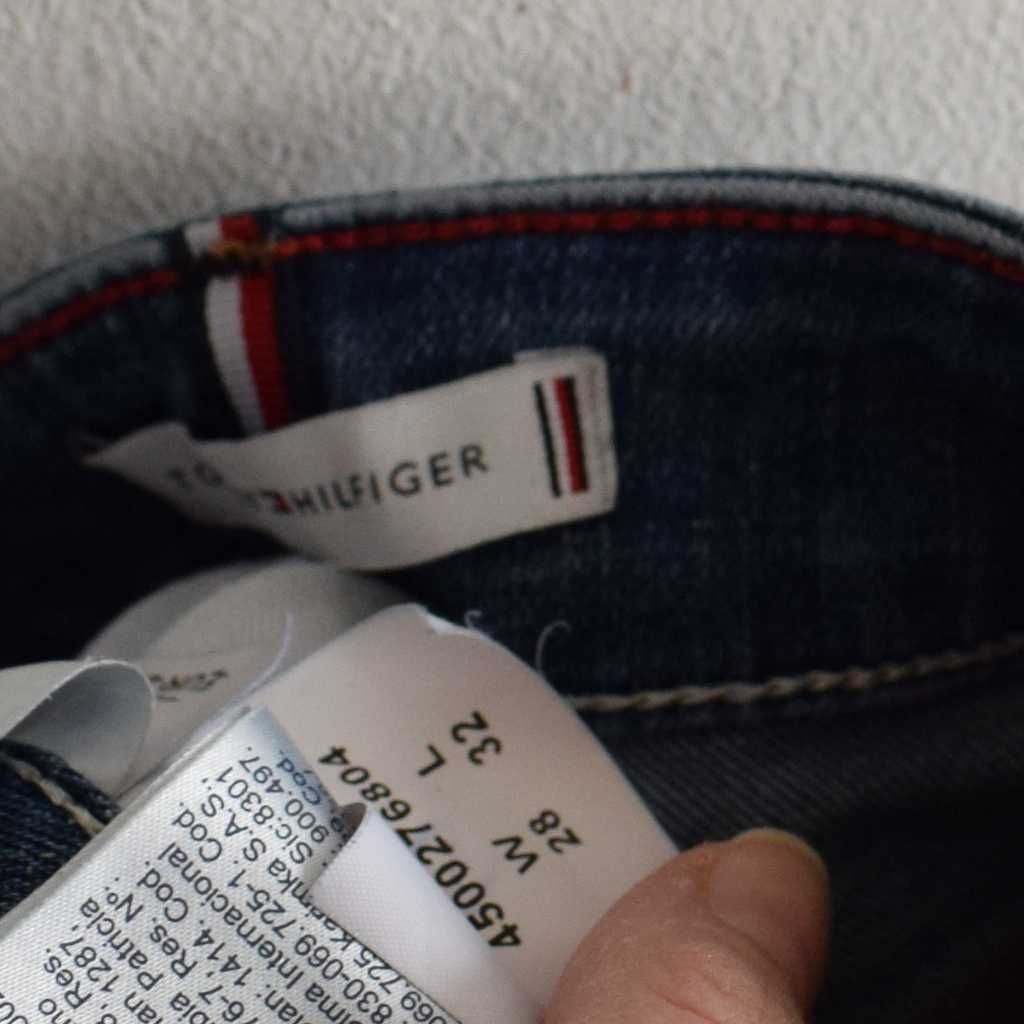 Tommy Hilfiger spodnie jeansy wysoki stan w28 l32